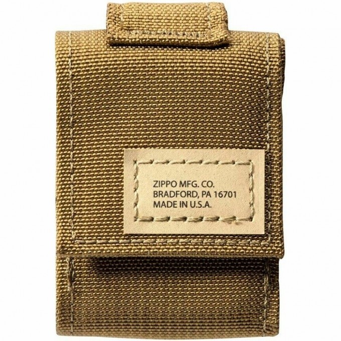 Чехол ZIPPO для широкой зажигалки,нейлон,с нейлоновым фиксатором на ремень, песочный 48401 Чехол ZIPPO для широкой зажигалки,нейлон,с нейлоновым фиксатором на ремень, песочный 48401
