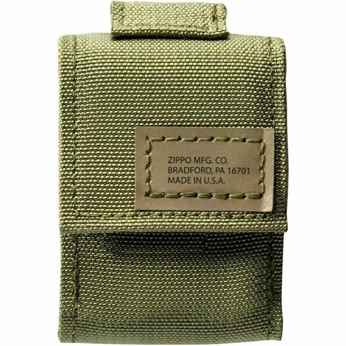Чехол ZIPPO для широкой зажигалки,нейлон,с нейлоновым фиксатором на ремень, зеленый 48402 Чехол ZIPPO для широкой зажигалки,нейлон,с нейлоновым фиксатором на ремень, зеленый 48402