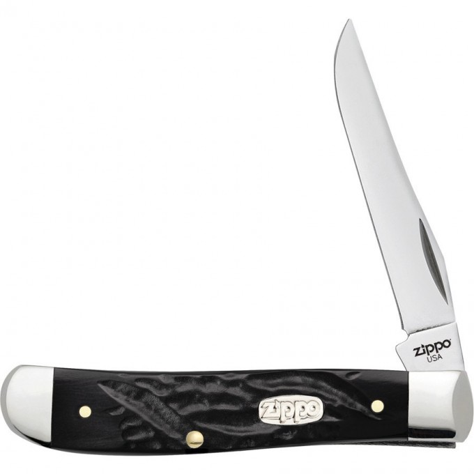Нож перочинный ZIPPO ROUGH BLACK SYNTHETIC MINI TRAPPER + ЗАЖИГАЛКА 50573_207 Нож перочинный ZIPPO ROUGH BLACK SYNTHETIC MINI TRAPPER + ЗАЖИГАЛКА 50573_207