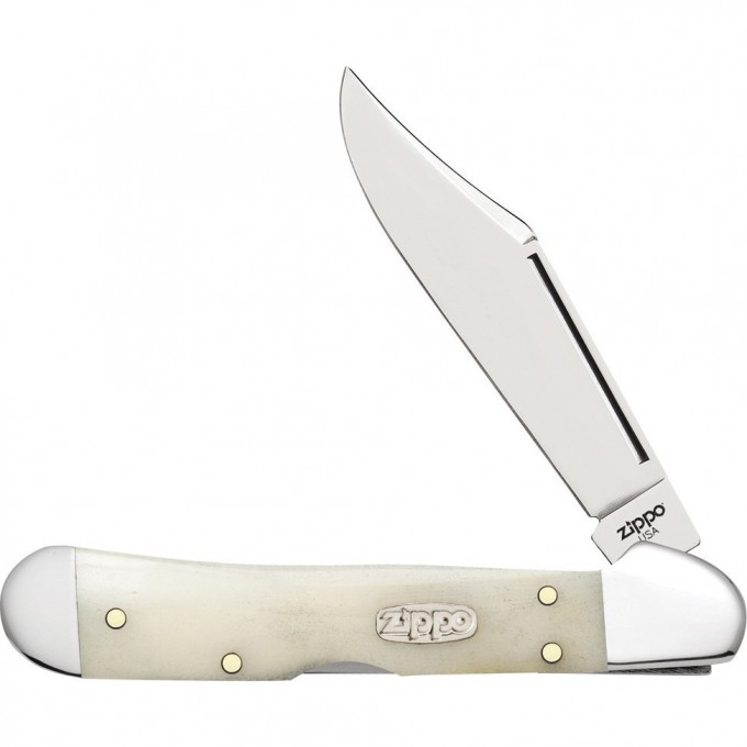 Нож перочинный ZIPPO SMOOTH NATURAL BONE MINI COPPERLOCK + ЗАЖИГАЛКА 50533_207 Нож перочинный ZIPPO SMOOTH NATURAL BONE MINI COPPERLOCK + ЗАЖИГАЛКА 50533_207