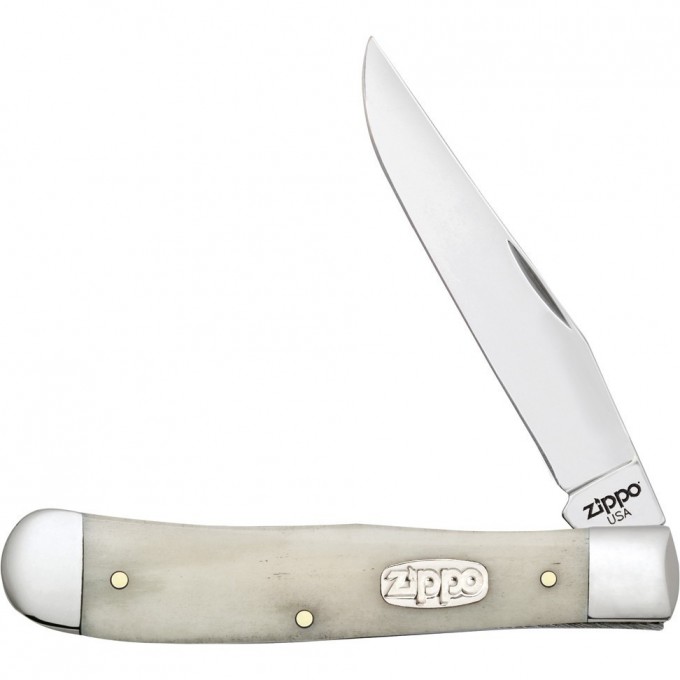 Нож перочинный ZIPPO SMOOTH NATURAL BONE TRAPPER + ЗАЖИГАЛКА 50545_207 Нож перочинный ZIPPO SMOOTH NATURAL BONE TRAPPER + ЗАЖИГАЛКА 50545_207