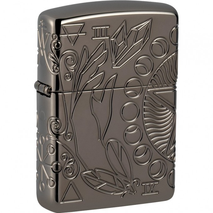 Зажигалка ZIPPO ARMOR® WICCA DESIGN 49689 Зажигалка ZIPPO ARMOR® WICCA DESIGN 49689