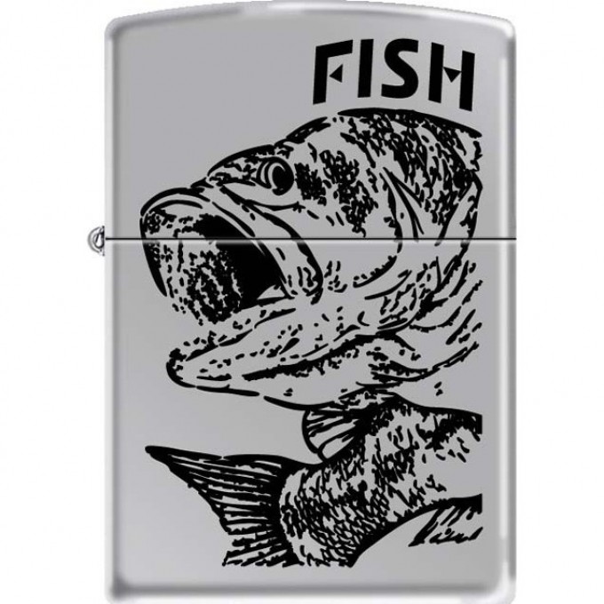Зажигалка ZIPPO 250 FISH - BIG MOUTH Зажигалка ZIPPO 250 FISH - BIG MOUTH